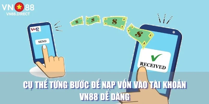 Cụ thể từng bước để nạp vốn vào tài khoản VN88 dễ dàng